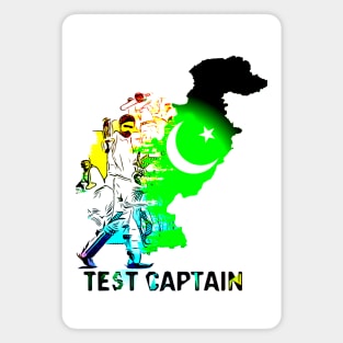 Pakistan Cricket Halftone Magnet